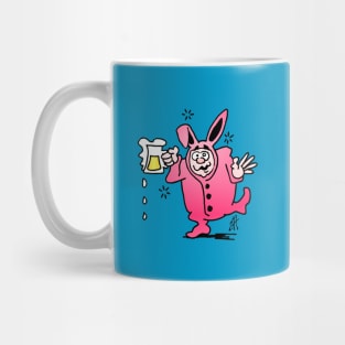 Drunk in a pink bunny suit Mug